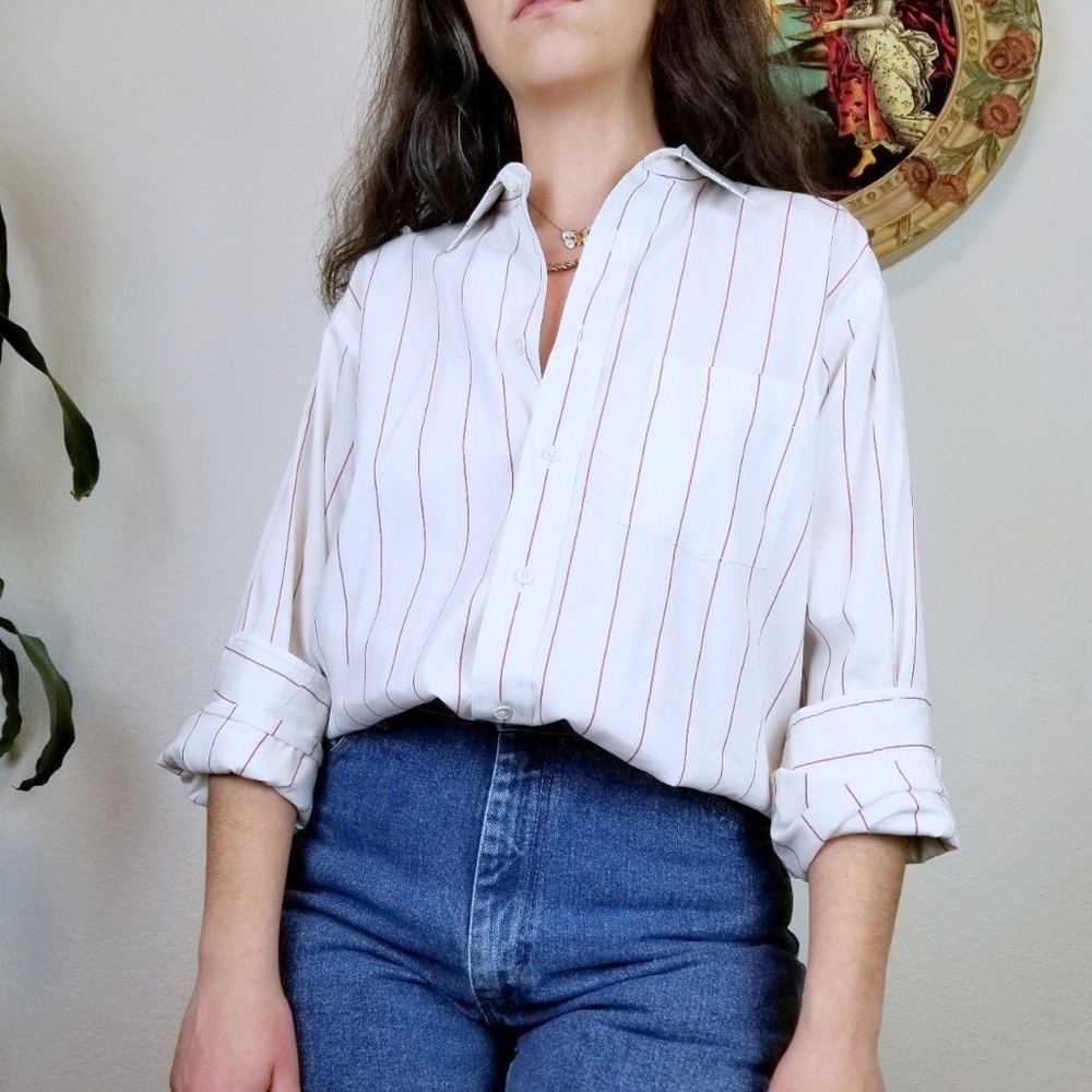 SOLD💫Vintage Striped Mens Button Down